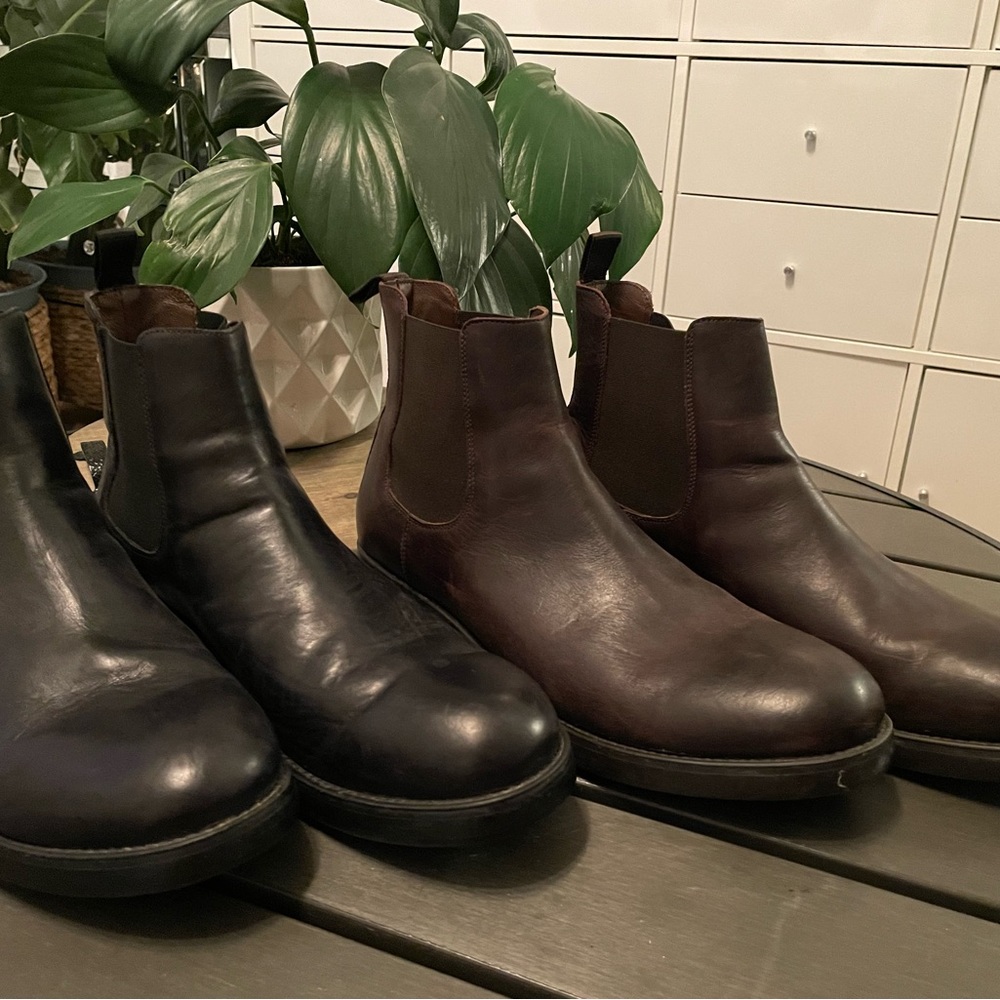 Boemos leather Chelsea boots size EURO 46 US 13